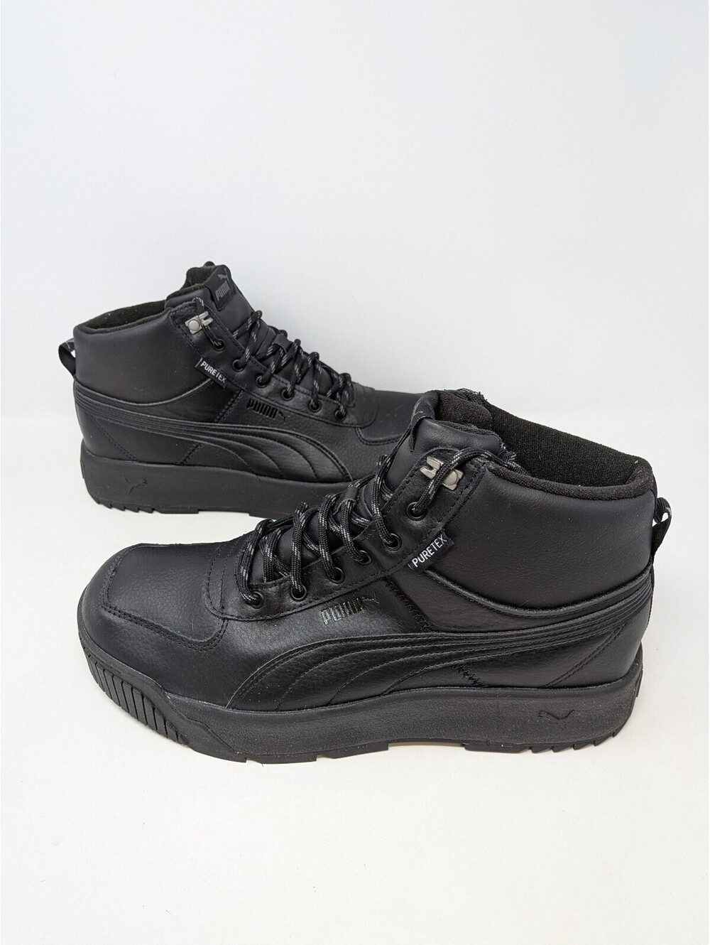 Puma Tarrenz SB Pure-TEX Men’s Size 11.5 Black Leather Sneaker Boots